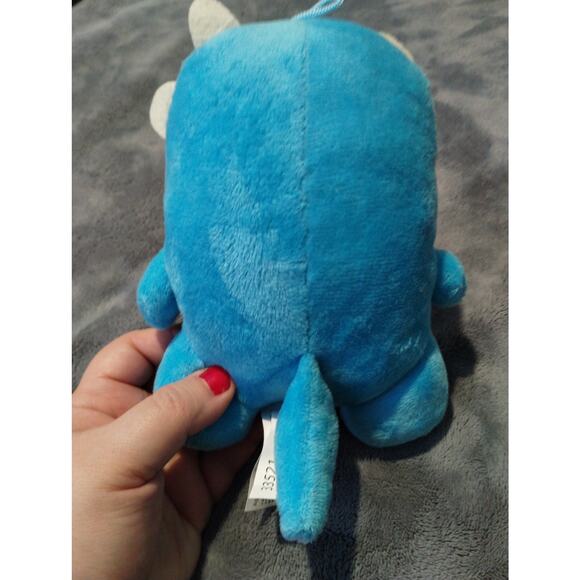 Good Stuff Blue Big Teeth Monster 7 inch Stuffed Animal Plush Toy - Picture 5 of 5